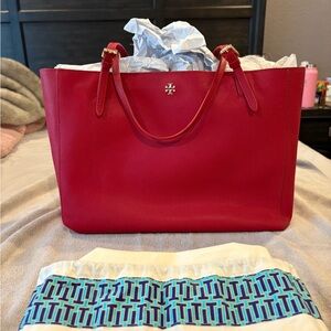 Tory Burch York Tote in Red